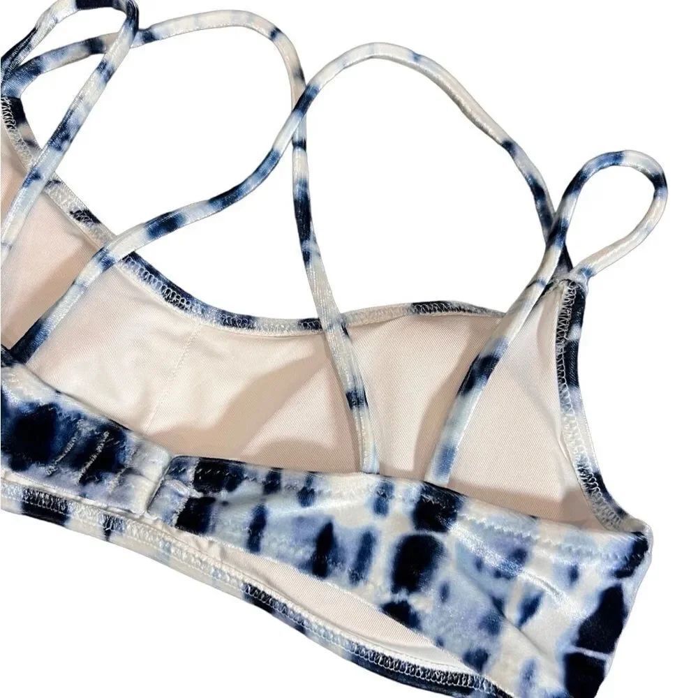 Pink Victoria’s Secret bikini top velvet tie dye Size Small - Picture 13 of 14